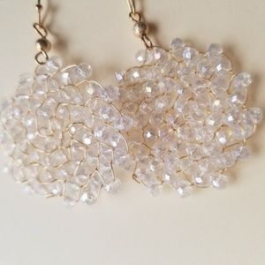 💜💜JUST IN 💜💜Crystal beaded earrings
